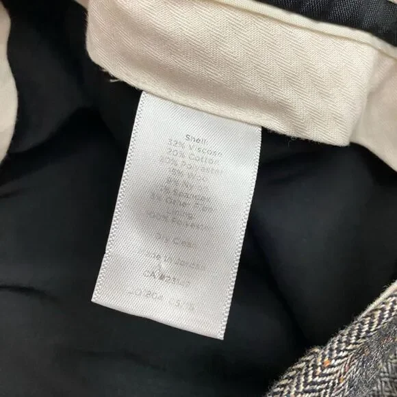 Talbots Raleigh Size 14 Confetti Herringbone Lined Dress Pants Wide Leg Pockets - Picture 8 of 8